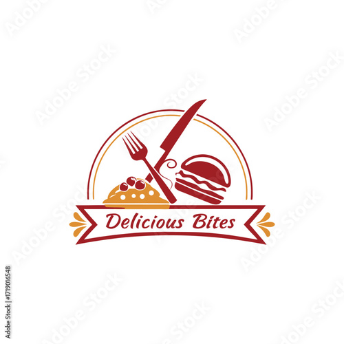 restaurant logo design vector
