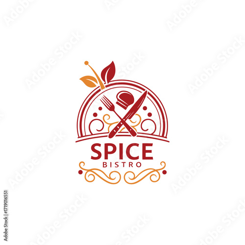 restaurant logo design vector