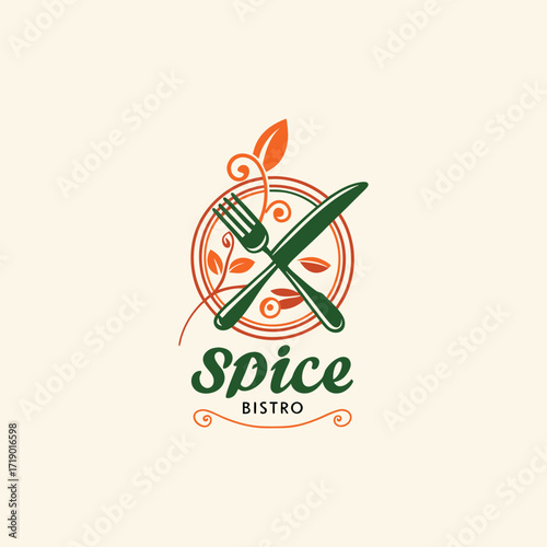 restaurant logo design vector