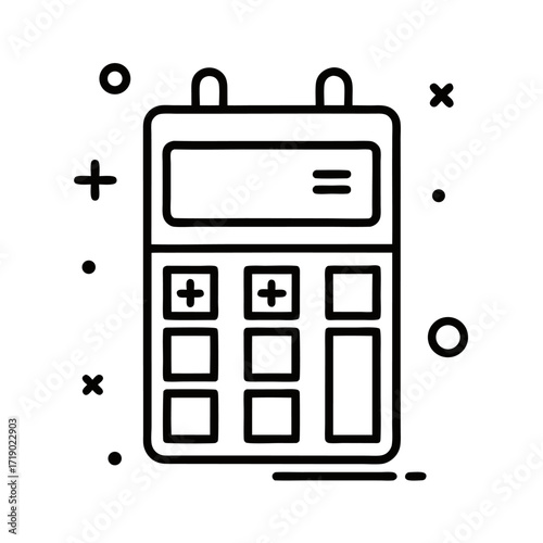 calculator icon vector illustration