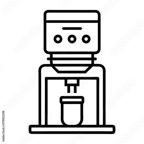 coffee machine vector illustration