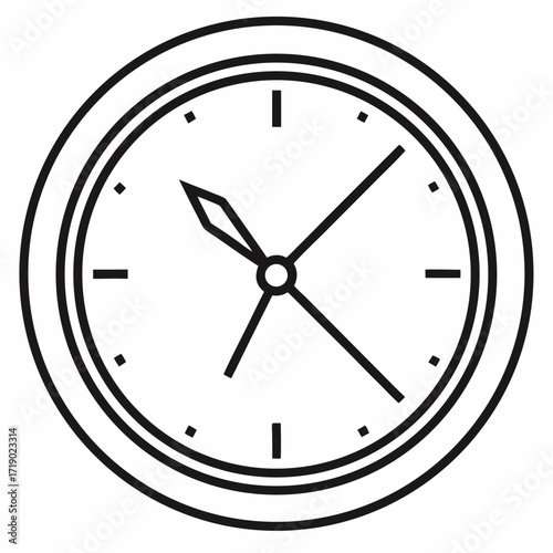 wall clock vector