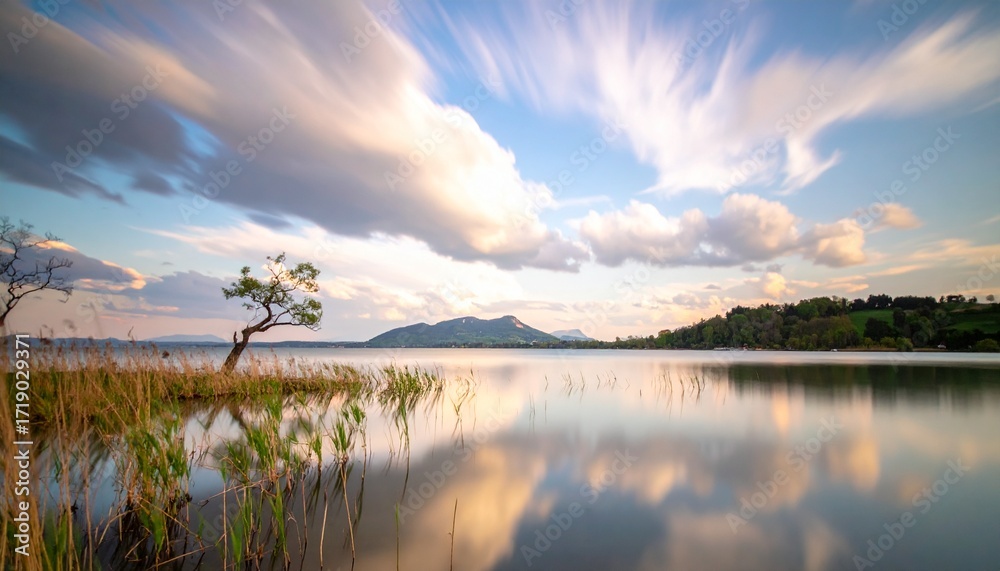 Fototapeta premium Ethereal Dreamscapes: Minimalist Surreal Nature Backgrounds in Fantasy Tones