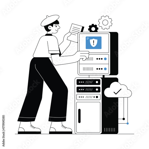 Dedicated Check Vector illustration 