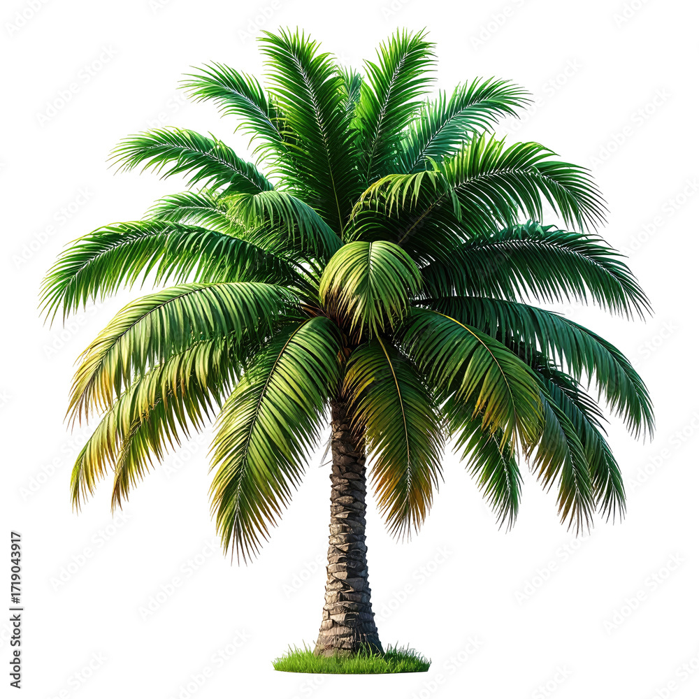 Obraz premium Lush tropical palm tree