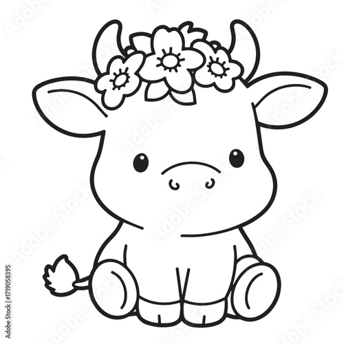 funny cow cartoon