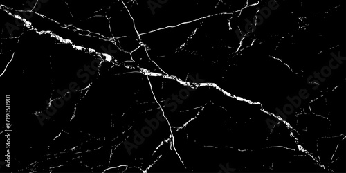 Elegant black marble texture with white natural veins, luxury stone background for interior design, architecture, modern decor, abstract surface pattern, and high-resolution digital use.