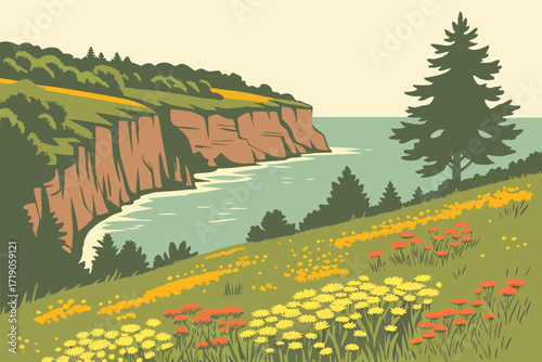 Apostle Islands in Wisconsin, sandstone sea caves, lighthouses, and pine forests