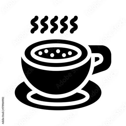 icon espresso with style glyph