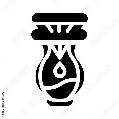 icon coffee drip with style glyph