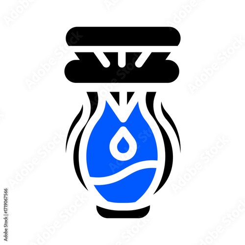 icon coffee drip with style two tone color
