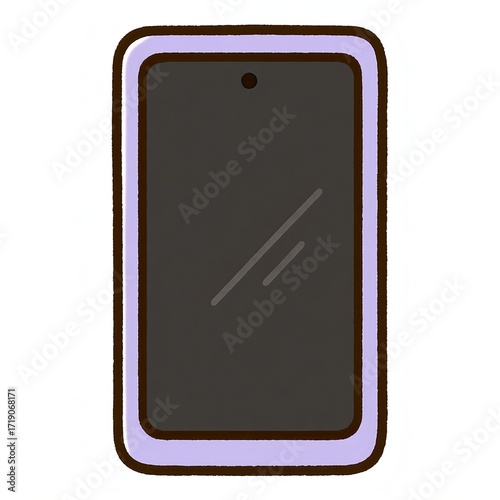 シンプルで可愛いスマートフォンの挿絵