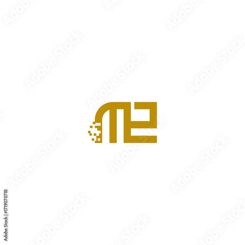 Initials Letter Me Logo
