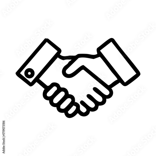Icon of two hands shaking