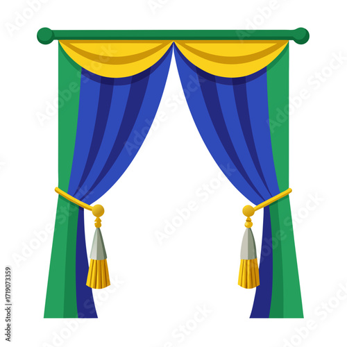 circus tent on white