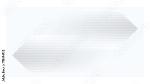 Minimal abstract background with parallel line arrow shape vector