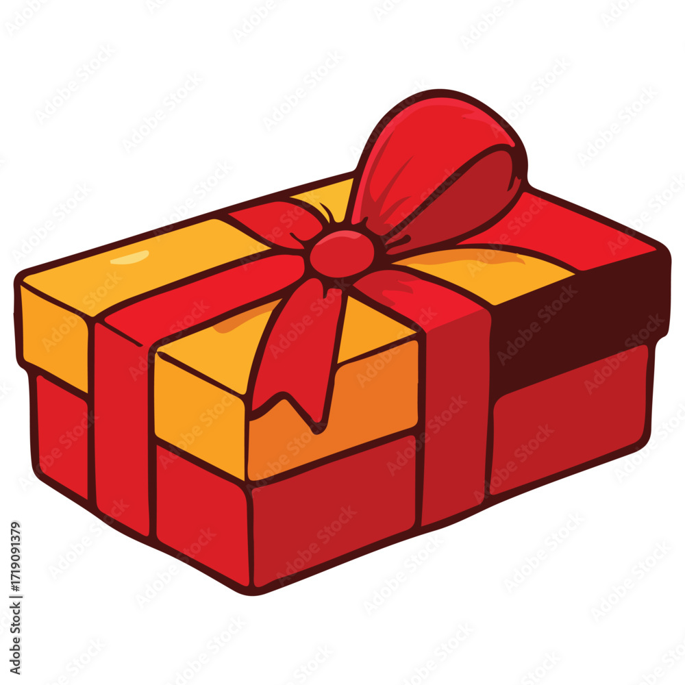 Obraz premium Modern Christmas Themed Gift Boxes