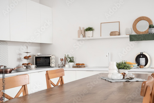 Interior of modern kitchen ...