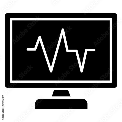 System Monitor Glyph Icon