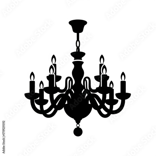 Chandelier Silhouette