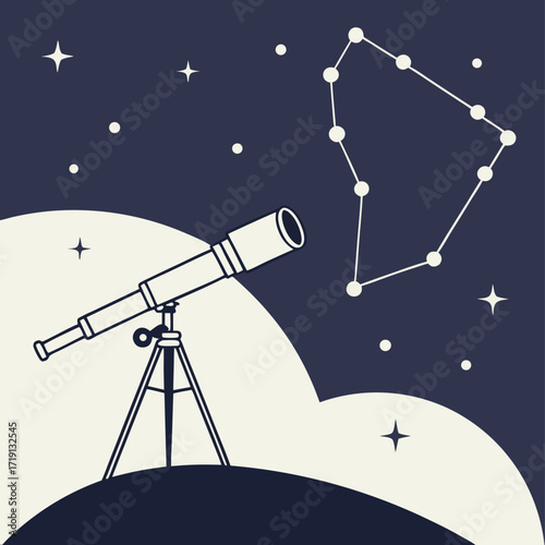 Hilltop Telescope Emblem
