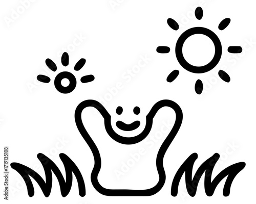 black and white vector ink splashes and blots illustration set