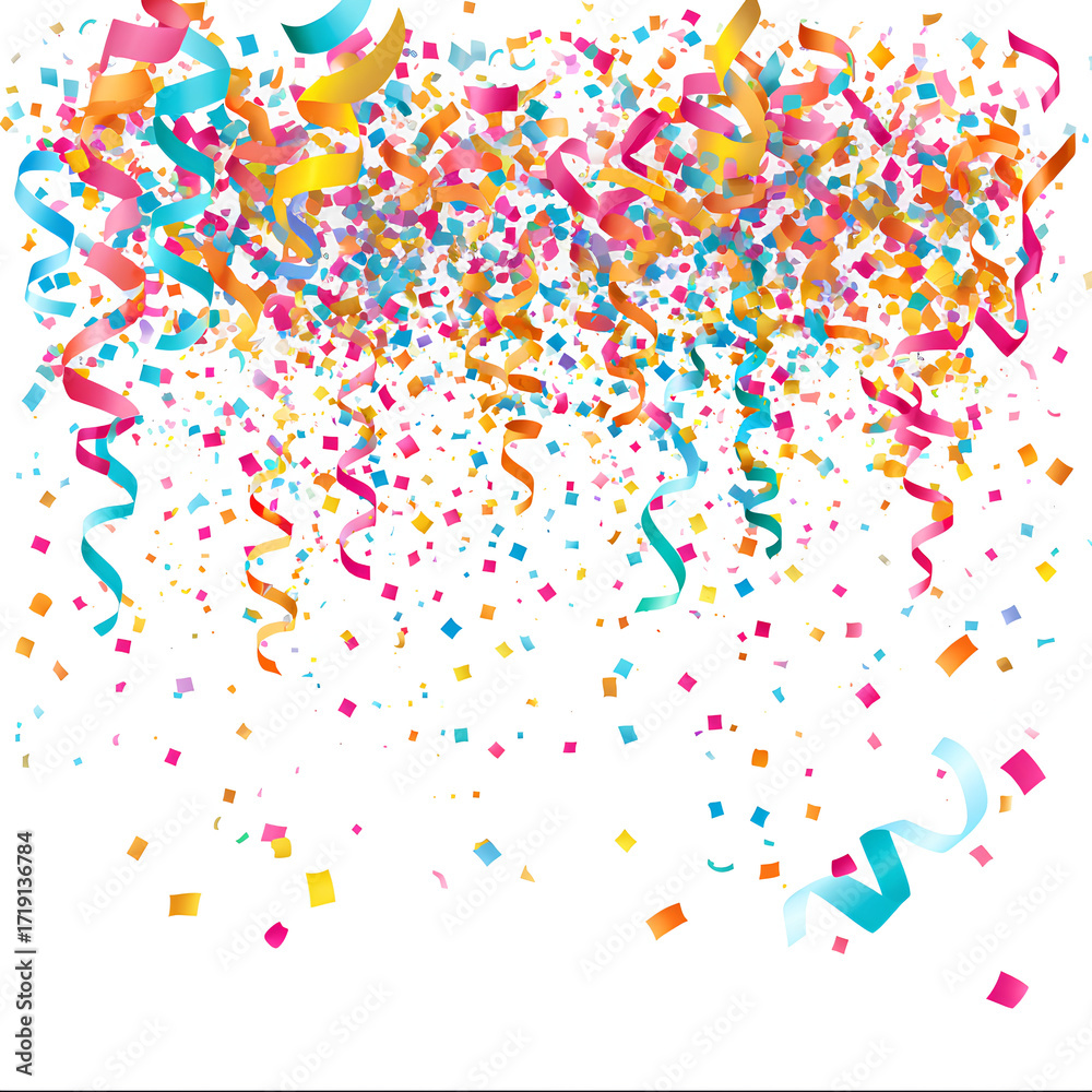 Fototapeta premium abstract background with confetti