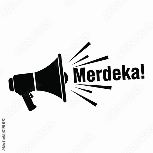 Announcing Independence with a Megaphone Merdeka Statement