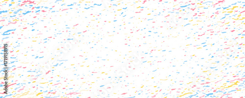 Pink yellow blue 2d pattern. Pastel sky with splashes of pastel-colored paint