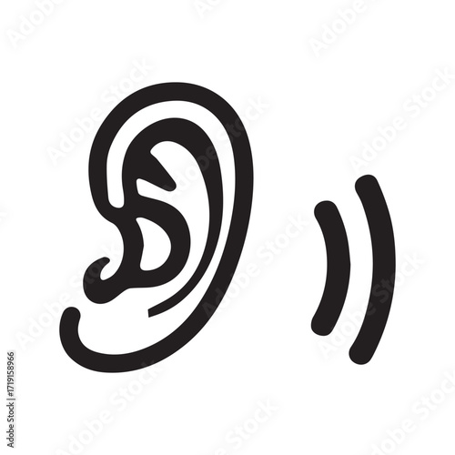 Premium star ear logo symbolizing high quality hearing care and services