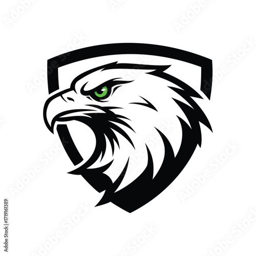 Wallpaper Mural Majestic Eagle Head Emblem Torontodigital.ca