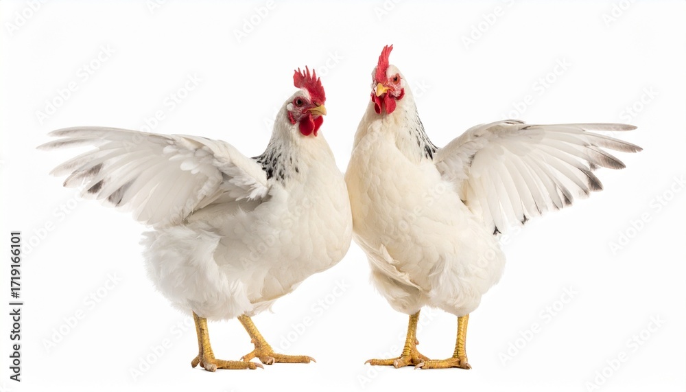 Fototapeta premium rooster isolated on white