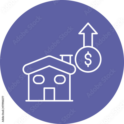 Home Value Increase Icon