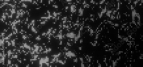 Festive White Lights Glittering Background for Christmas Celebrations