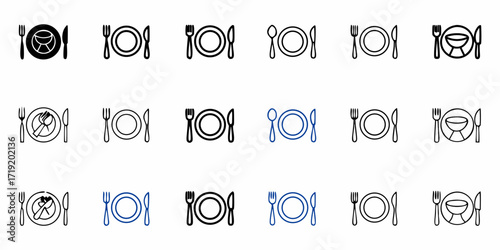 Dinnerware Icons