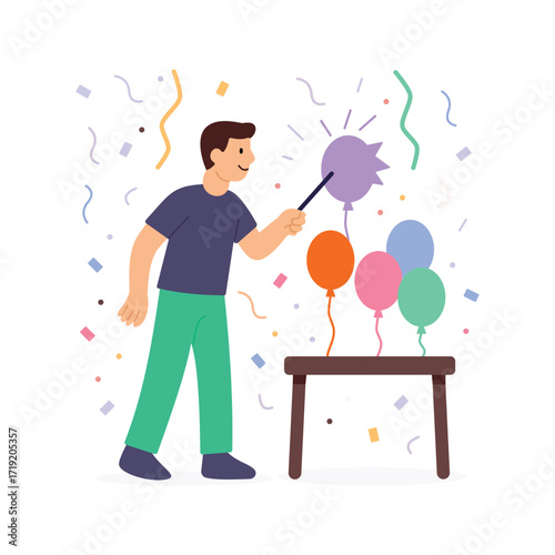 Fun Party Balloon Burst Challenge
