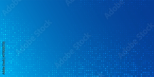 Simple Blue Tech Finance Fintech Background Abstract Pixel Pattern Modern Abstract Modern Art
