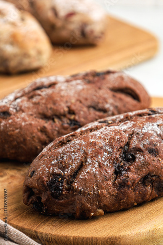 Wallpaper Mural Chocolate sourdough with chocolate filling.  Torontodigital.ca