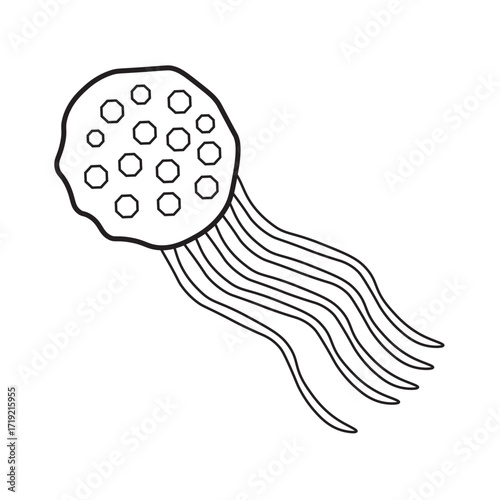Pyrococcus furiosus line icon 