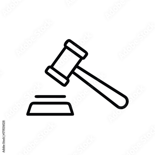 Justice Scale Icon, Law Symbol Icon, Fairness Icon, Legal Balance Icon, Court Judgment Icon