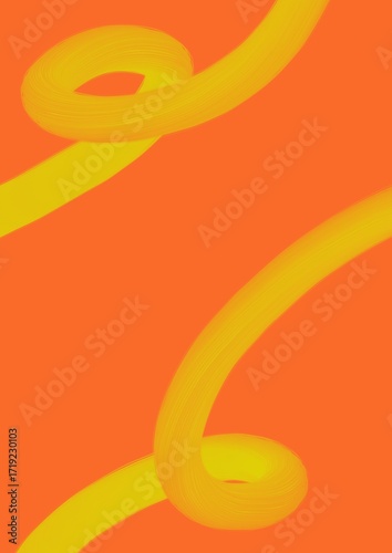 abstract music background with notes color orange simple 