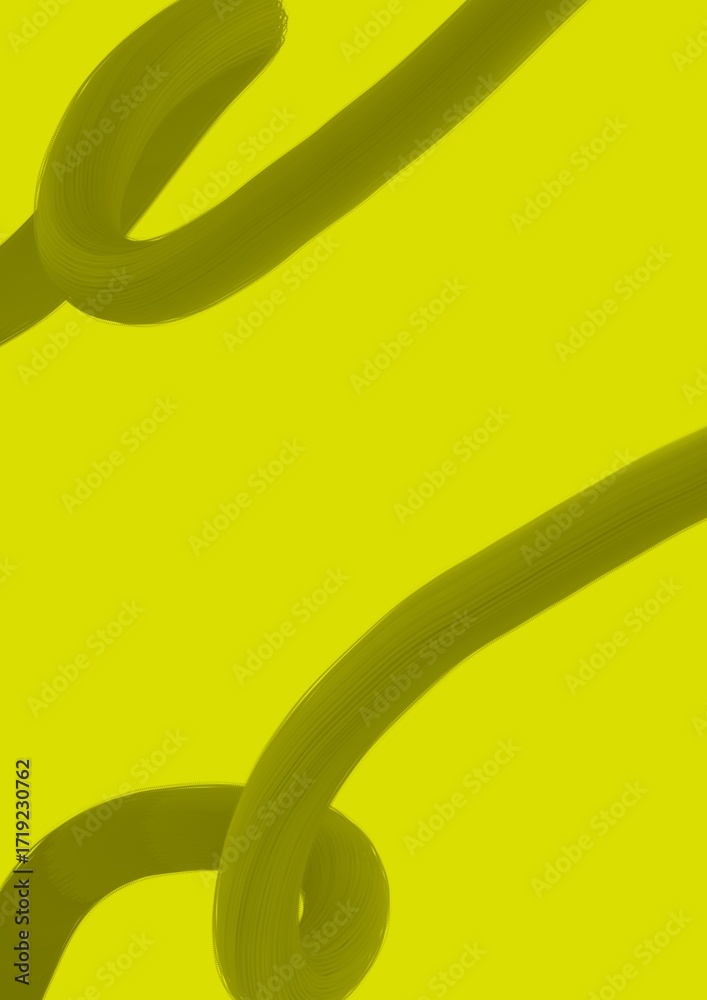 Obraz premium Simple green background with spiral stripes