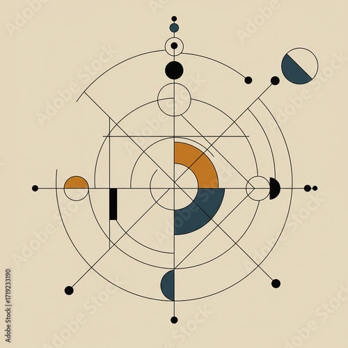 Harmonious Minimalism Through Abstract Geometry