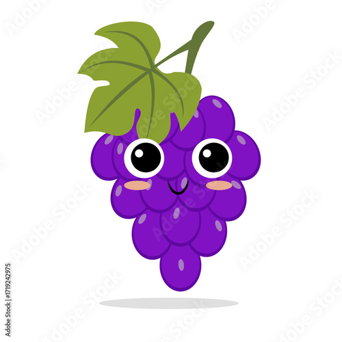 this is a vector image of a grape