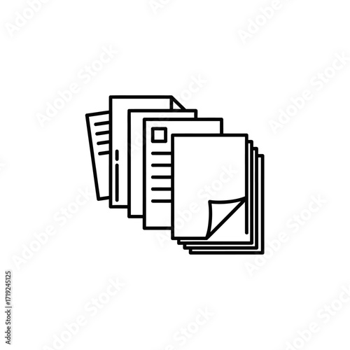 collection of documents, papers, or books.