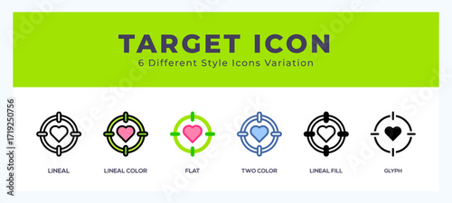 Target icon. high quality icon symbol for web design