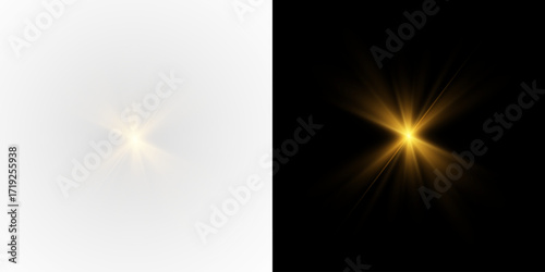 Wallpaper Mural Golden sun rays Torontodigital.ca