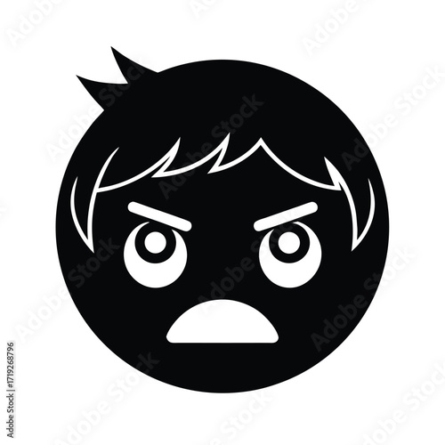 Pouting Face Emoji Icon
