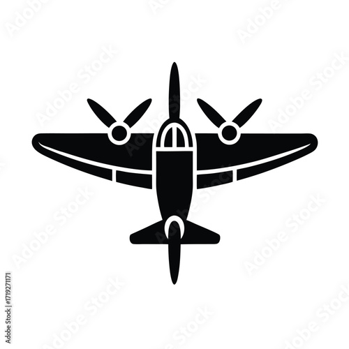 Propeller Plane Icon