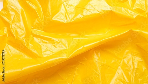 Yellow plastic draped texture